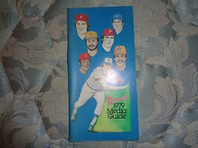 1979 ATLANTA BRAVES MEDIA GUIDE Press Book PHIL NIEKRO Baseball Program Book AD - Image 1 of 4