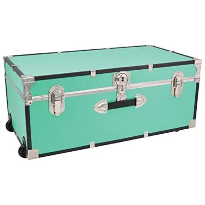 Seward Rover 30 Inch Trunk with Wheels and Lock Teal - Image 1 of 3