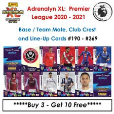 Adrenalyn XL - Premier League 2020 - 21: Base Cards / Team Mate Cards #190 - 369