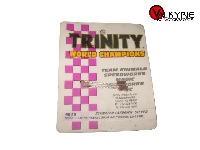 Racing Grade Trinity Epic Silver Laydown Racing Motor Brushes (2) RC 4070 - Image 1 of 1