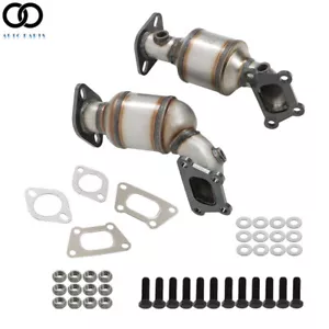 For 2010 2011 2012 GMC Terrain 3.0L BOTH Front Catalytic Converters Direct Fit - Picture 1 of 14