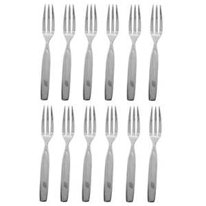 Sasaki Double Helix 18/10 Stainless Steel 7 7/8" Dinner Fork (Set of Twelve) - Picture 1 of 4