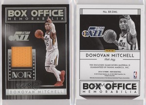 2018-19 Panini Noir Box Office Memorabilia /99 Donovan Mitchell #BX-DML