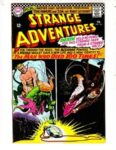 Strange Adventures 185 casi nuevo (9,4) 2/66 "¡El hombre que murió 100 veces!" - Imagen 1 de 2