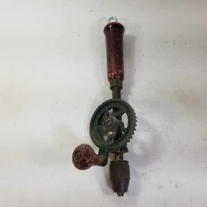 Vintage Hand Drill Egg Beatter Style Wood Handles - Picture 1 of 15