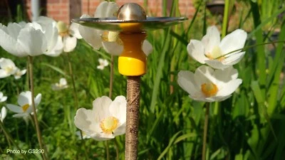 Gartenpfahl Keramik  Blumenbegleiter zum Selberaufschrauben Farbauswahl - Bild 1 von 4