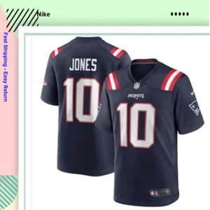 NFL Nike New England Patriots Herren Mac Jones Player Game Trikot, Navy, XL - Bild 1 von 3