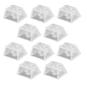 10 Pcs Dessus Touche Transparent Clavier Mécanique Effacer Les Bouchons Clés - Photo 1/12