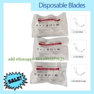 Hoja desechable endoscopio para laringoscopio CONTEC GS1, adulto/niño/adulto grande - Imagen 1 de 4