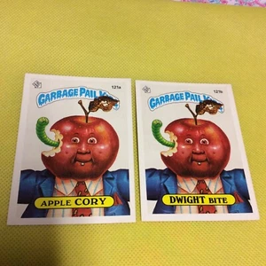 1986 Topps Garbage Pail Kids Series 3 Apple Cory 121a Dwight Bite 121b Near Mint - Picture 1 of 8