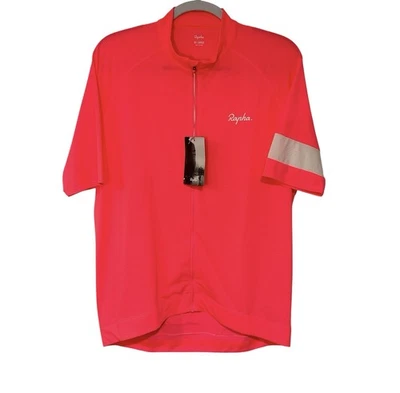 Rapha Men’s Core Lightweight Jersey Short Sleeve HVW Pink All Day Riding XXL NEW - Image 1 of 3