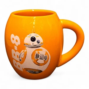 BB-8 Droid Star Wars The Force Awakens 18 oz Oval Orange Ceramic Mug by Vandor - Picture 1 of 5