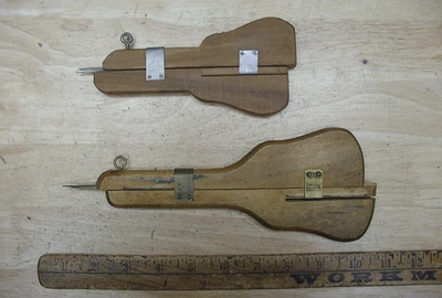 Vntg Susan Burr Hooked Rug Machine Primitive Rug Tool Wood,Torrington, CT USA - Image 1 of 4