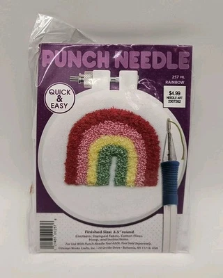 Kit de agujas perforadoras Design Works arco iris 3,5 pulgadas juego de bordado rápido y fácil 257RL Foto 1 de 4