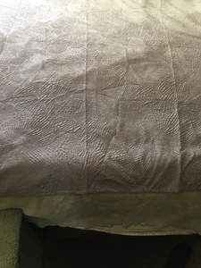 DKNY Spark Microsculpt White & Gray Ombre Fabric Shower Curtain 72" x 72" - Picture 1 of 9
