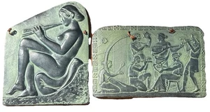 Placas de pared clásicas griegas vintage - réplicas del Museo Arqueológico Nacional - Imagen 1 de 9
