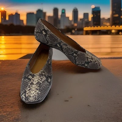 Corso Como Trishina Snakeskin Flats Size 6.5M - Image 1 of 4