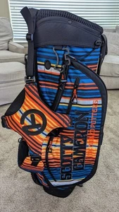 2025 Scotty Cameron Sunset Serape Pathfinder Stand Bag w/ Rain Hood Blue Orange - Picture 1 of 8
