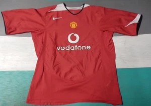 2004-06 Nike Cristiano Ronaldo Manchester United Total 90 Maglia Rossa Uomo XL - Foto 1 di 4