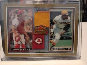 Willie Stargell 2002 Fleer Rival Factions Game Used Jersey Relic - Picture 1 of 2
