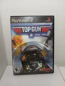 Top Gun: Combat Zones (Sony PlayStation 2 [PS2], 2001) Usado, Probado, Sin Manual - Imagen 1 de 3