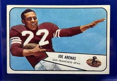 1954 Bowman Football #30 Joe Arenas VG-EX San Francisco 49ers Vintage - Image 1 of 2