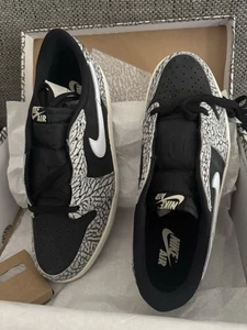 AIR JORDAN 1 RETRO LOW OG BLACK CEMENT Gr 44.5 Neu!! - Bild 1 von 7