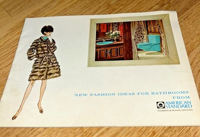 Vintage 1967 AMERICAN STANDARD Catalog "NEW FASHION IDEAS FOR BATHROOMS" Foto 1 de 4