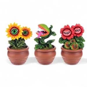 Mini Killer Plant Halloween Figurines | 3 Styles - Picture 1 of 4