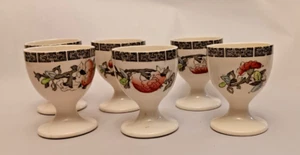 6er Set Johnson Bros. Einzelne Eierbecher Indianer Baum Muster - Bild 1 von 10