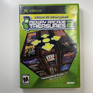 Midway Arcade Treasures 2 (Microsoft Xbox, 2003) Complete With Manual - Picture 1 of 2