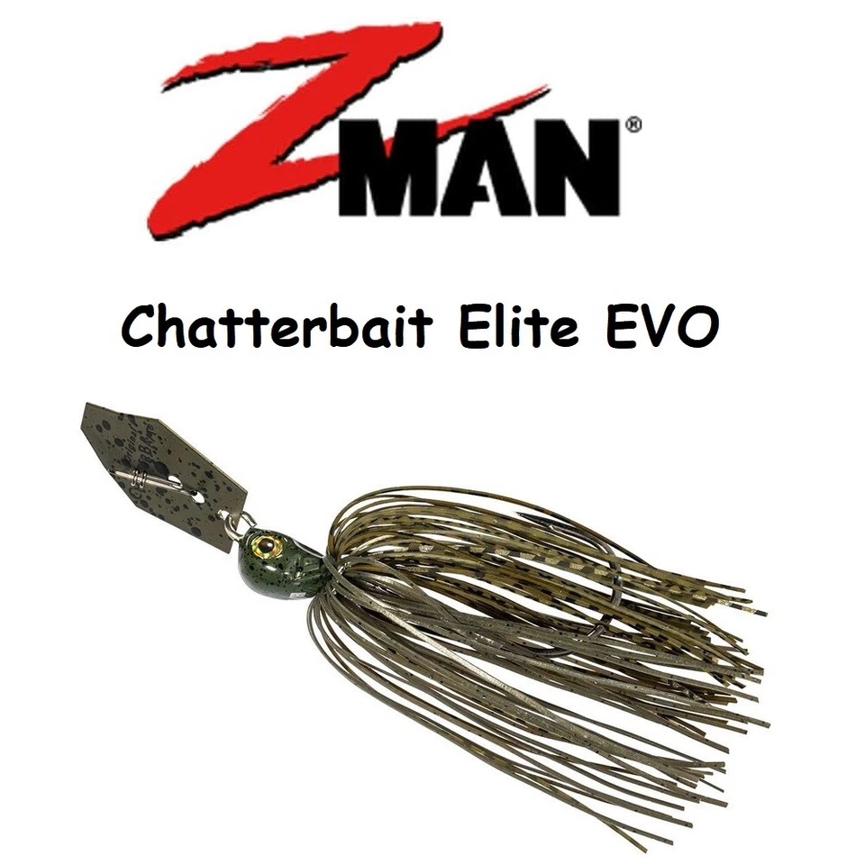 Z-Man 3/8 盎司 Chatterbait Elite EVO - 颜色可选 — 第 1/1 张图片