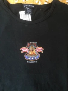 Camiseta Caviar City of Philadelphia Clásica Liberty Bell Star Brillos Camisetas - Imagen 1 de 3