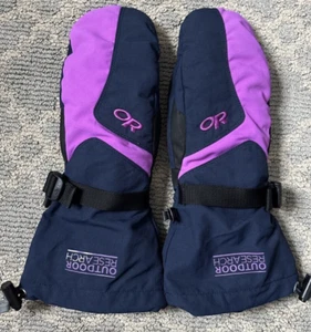 Outdoor Research Women’s Medium Purple Blue Mittens - Picture 1 of 4