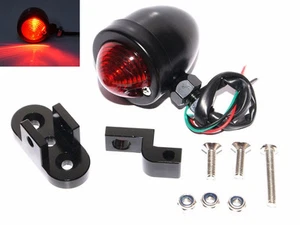Luz trasera de freno de motocicleta para Cafe Racer vintage Old School Rat personalizada - Imagen 1 de 7