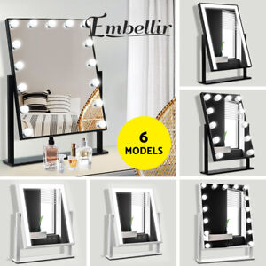Embellir Bluetooth Hollywood Makeup Mirror With Lights Tabletop Vanity Light