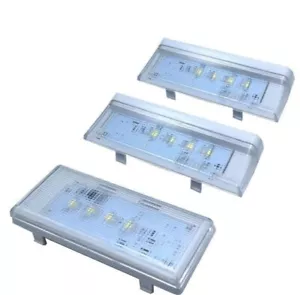 SET 2 pezzi W10515057 e 1 pezzo W10515058 luci LED con lente conica e lunetta - Foto 1 di 3