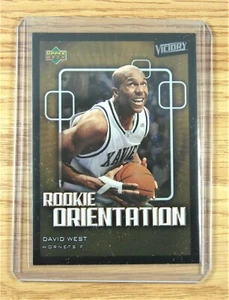 2003-04 Upper Deck Victory Rookie Orientation David West #118 Hornets Card - Picture 1 of 3