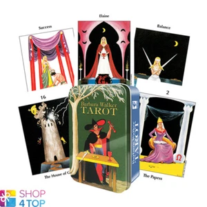 BARBARA WALKER TAROT DECK TIN CARDS VINTAGE ESOTERIC US GAMES SYSTEMS NEW - Picture 1 of 7