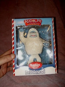Rudolph El Reno Nariz Roja Bumbles El Abominable Monstruo de Nieve Bobblehead  - Imagen 1 de 10