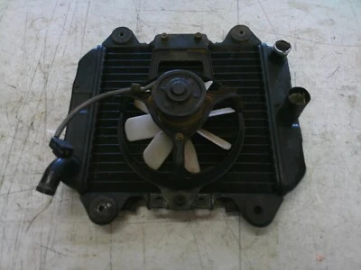 1988-2007 Kawasaki Ninja 250r EX250F engine radiator cooler with fan - Image 1 of 4