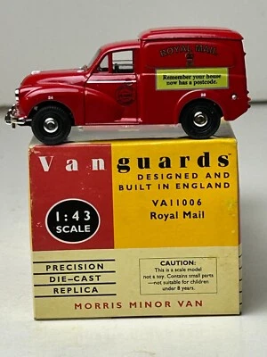 Vanguard 1:43 Scale Morris Minor Van with Box, Royal Mail - Image 1 of 4
