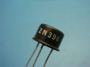 (1) RCA 2N396 PNP ALLOY GERMANIUM JEDEC TRANSISTOR TO-5 VINTAGE COMPUTING - Picture 1 of 5