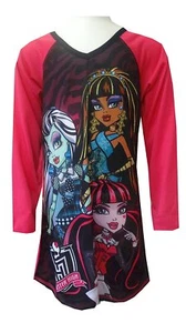 Monster High Long Sleeve Nightgown Pajama Girl Size L 10/12 - Picture 1 of 1