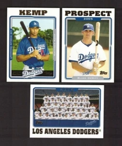 Set squadra 2005 Topps LOS ANGELES DODGERS con aggiornamento 38 carte come nuovo Matt Kemp RC - Foto 1 di 5