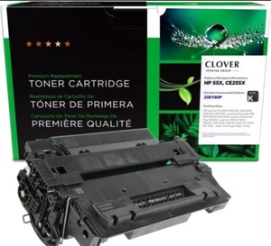 Clover Tonerkassette Ersatz für HP CE255X HP55X Schwarz Hohe Kapazität D30 - Bild 1 von 11