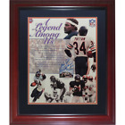 Walter Payton Autographed Chicago Bears "A Legend Among Us" Deluxe Framed 16X20