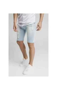 Illusive London Boys Light Blue Distressed Denim Shorts 11-12 Years - Picture 1 of 5