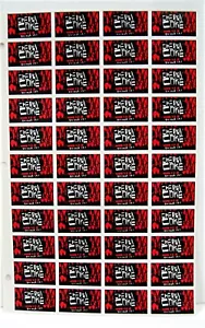 44 adesivi pop Cherry Coke Drink It Soda Coca Cola USA 1989 foglio di annuncio - Foto 1 di 2