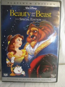 Beauty and the Beast 1991 Platinum Edition 2-Disc Set Rated G 90 Min. - Picture 1 of 2